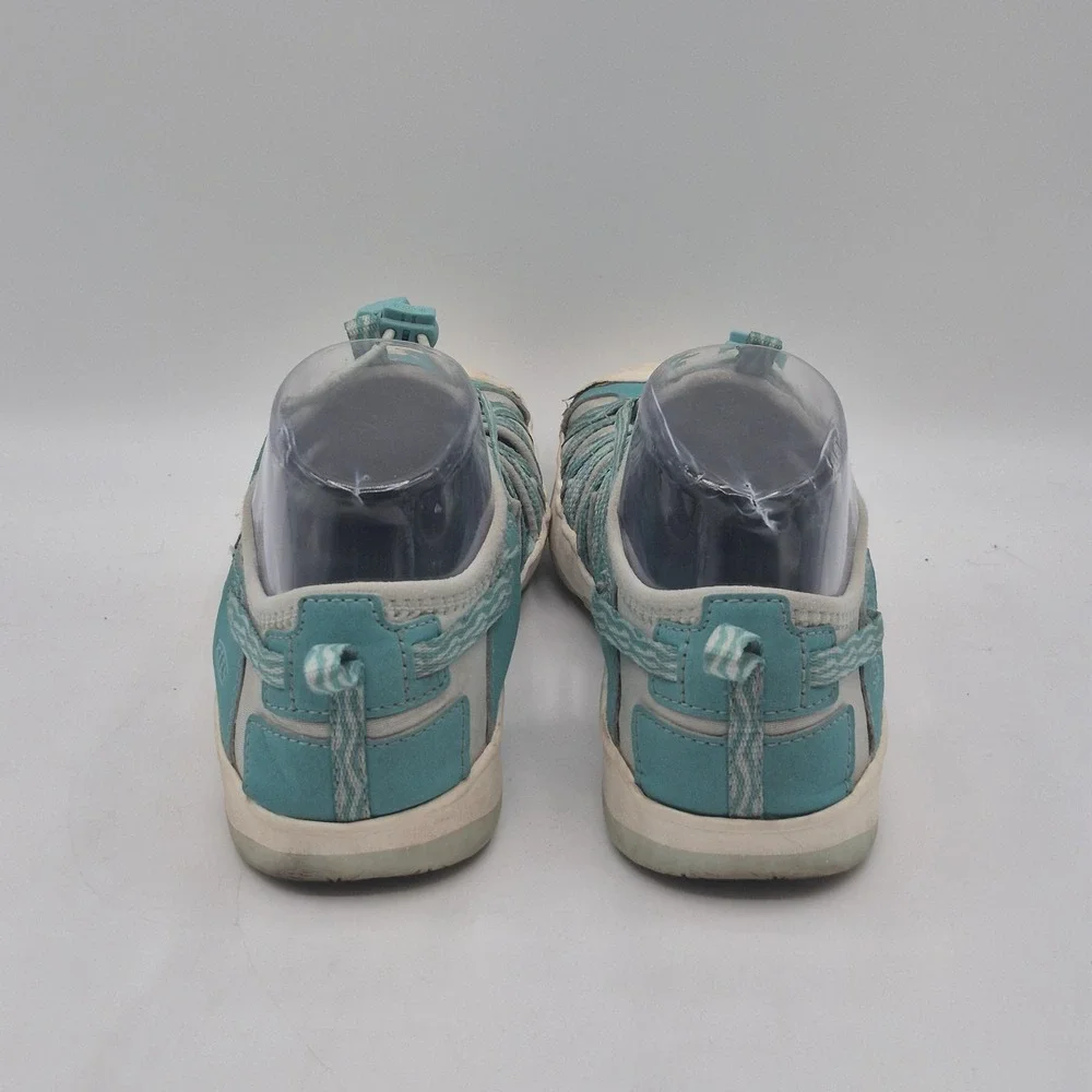 Keen‎ Whisper Sandals Youth Girls Size 4 Blue Bungee Hiking Sport Water Shoes